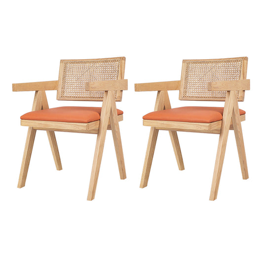 Victor Rattan rattan solid wood dining chair