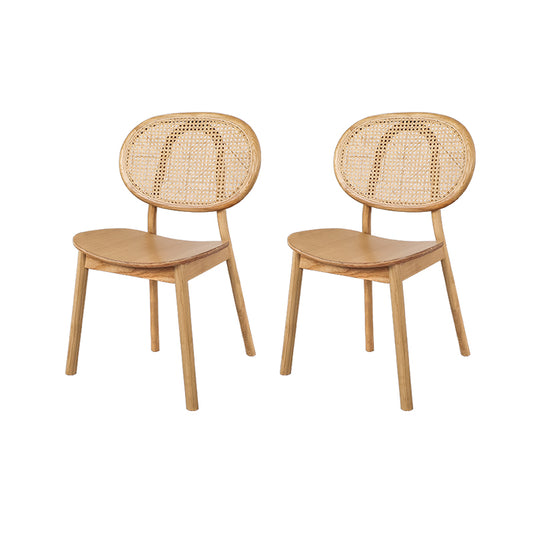 Otis Rattan rattan solid wood dining chair