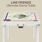 Line Friends- 多合一遊戲桌 (麻雀遊戲/太空飛行棋/香港遊樂場棋/美食骰子遊戲)