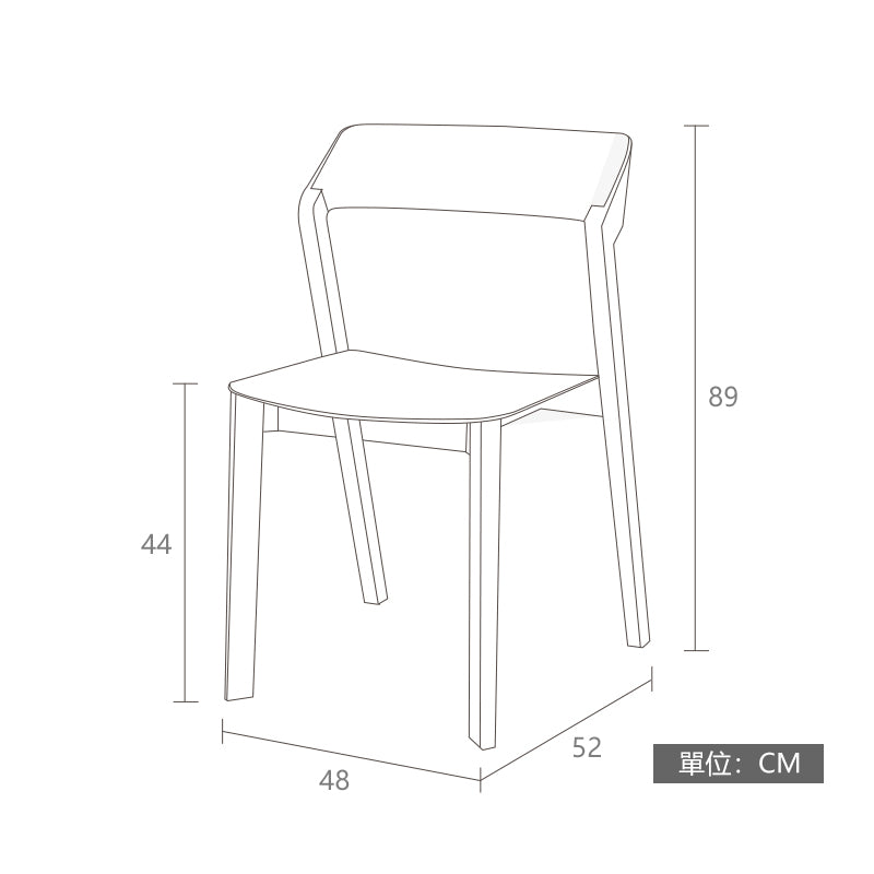 Fandango 實木可疊椅子 (兩張套裝)