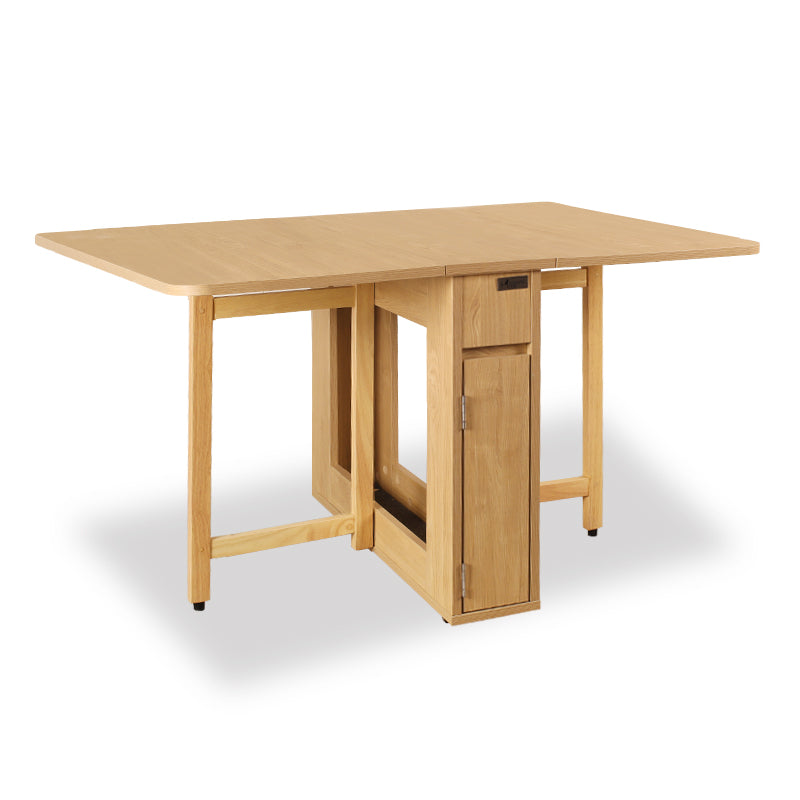 Todd solid wood folding dining table (1.2m/1.4m)
