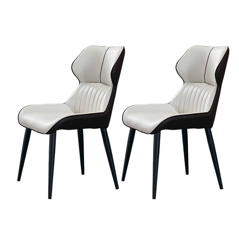 Mcqueen steel high-back dining chair (set of two)