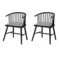Combi Solid Wood Dining Chairs (Set of 2) – Made to Order