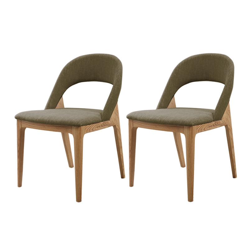 Aki solid wood dining chairs (set of two)