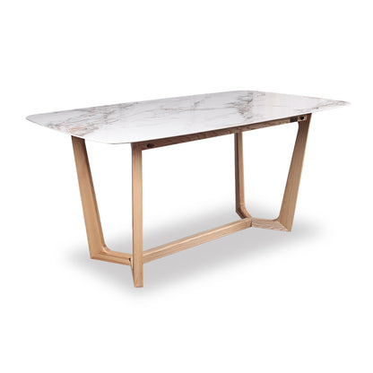 (Reservation required for warehouse stock) Melon slate dining table-display items