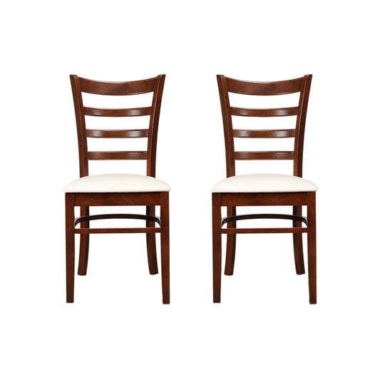 Caesar Malaysia Solid Wood Dining Chairs (Set of 2) – In Stock