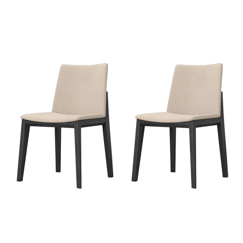 Tame solid wood dining chairs (set of two)