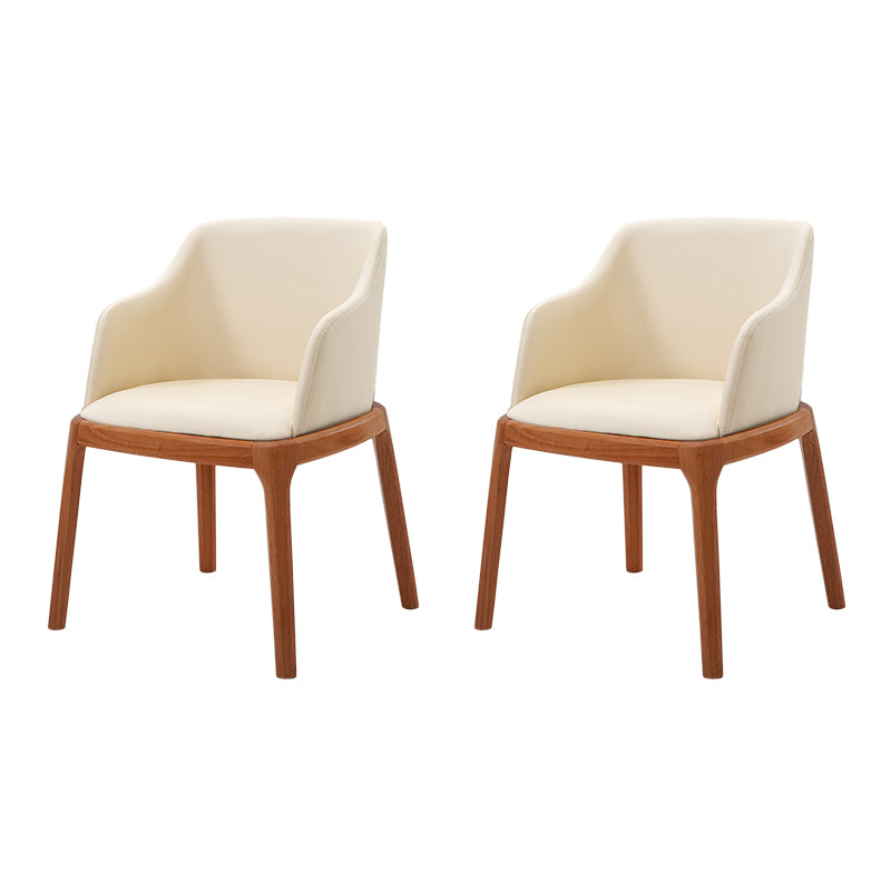 Manhattan II solid wood dining chair (set of two)