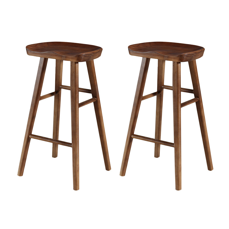 Woody Bar Stool solid wood bar stools (two pieces) – custom