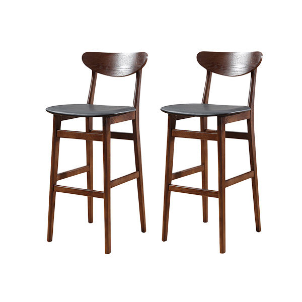 Chopin Bar Stool Solid Wood Bar Stools (Set of Two) | Customized