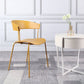 (Self-collect Clearance Price) Bash Plastic Seat Surface Steel Art Stackable Dining Chair – In Stock
