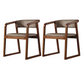 Chess II Solid Wood Dining Chairs (Set of 2) – Made to Order