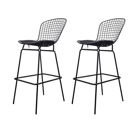 Chuck BS steel bar stool (set of two)