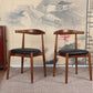 Elton SC stackable solid wood dining chairs (set of two/four)