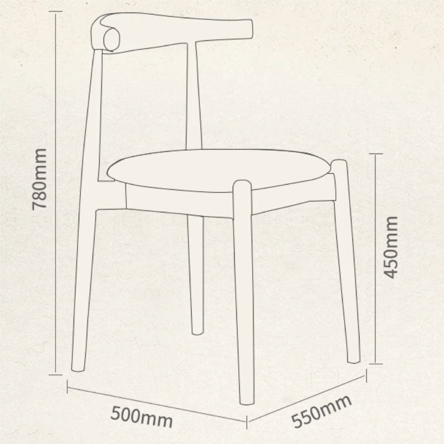 Elton SC 可疊式實木椅子 (兩張/四張套裝)