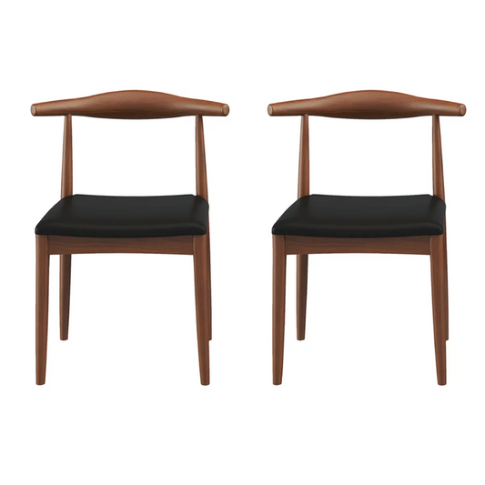 Elton I solid wood dining chair (set of two)