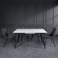 Gusto slate retractable dining table
