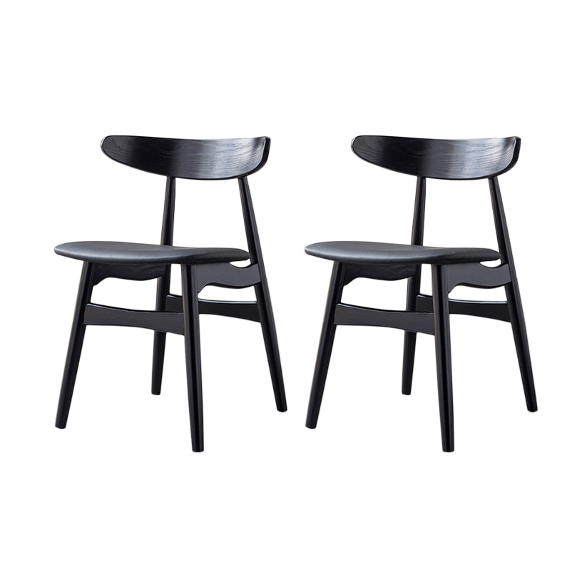 Hansa solid wood dining chairs (set of two)