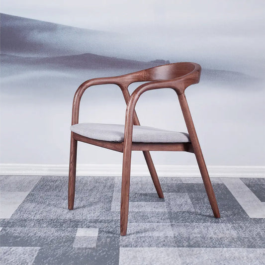 Hiro II solid wood dining chair (set of two)
