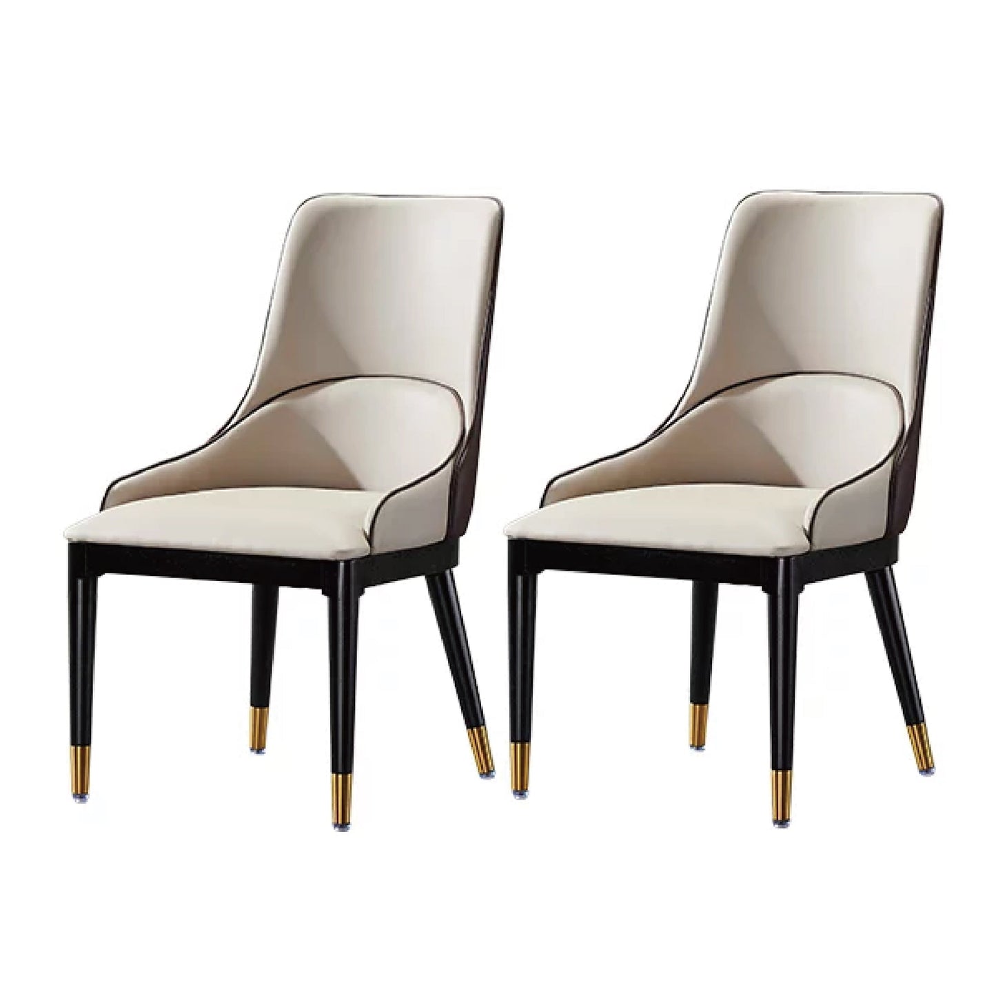 Jonas Casual Solid Wood High Back Dining Chair (Set of 2) – Preorder