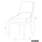 (Self-collect Clearance Price) Jonas Casual Solid Wood High Back Dining Chair- Spot