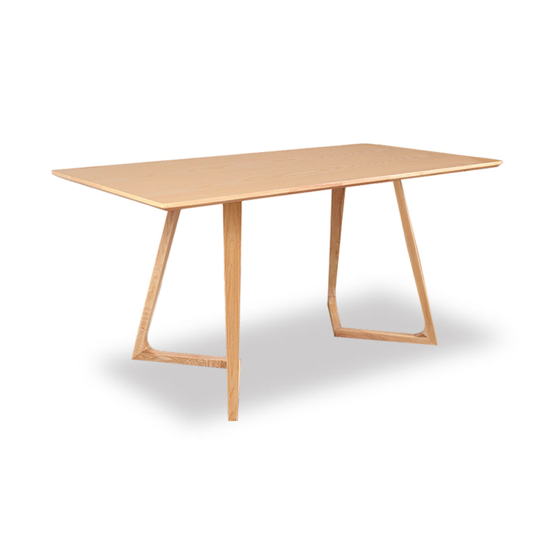 Libra solid wood base dining table