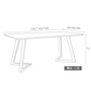 (Self-collect Clearance Price) Libra Dining Table with Solid Wood Feet- Spot