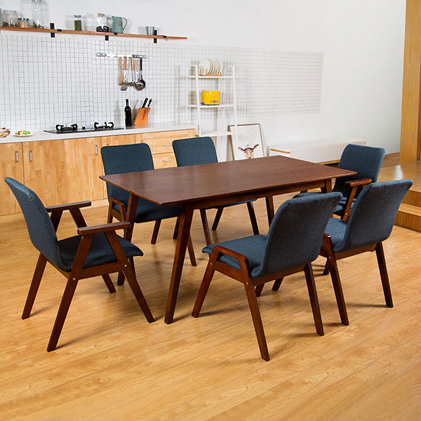 (Pick up your own price) Loki solid wood dining table (1.4m/1.6m) | Imported from Malaysia
