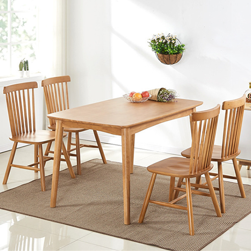 (Reservations are required for warehouse stock) Luke solid wood base dining table-display items