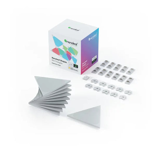 Nanoleaf Shapes – Mini Triangles Expansion Pack 迷你三角形智能照明燈板(10塊補充裝)