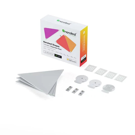 Nanoleaf Shapes – Triangles Expansion Pack Triangle Smart Lighting Panels (3 Refills) - Preorder