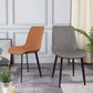 Shane rock slab dining table (1.6m) with Jingle steel art dining chair (1 set 4 chairs combination) - in stock