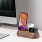 Oakywood 3-in-1 charging wooden stand (iphone,iwatch,airpods) 