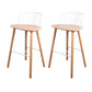 Wright BS solid wood bar chairs (set of two)