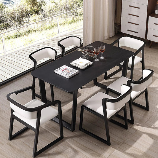 Chess II solid wood dining chair (set of two)