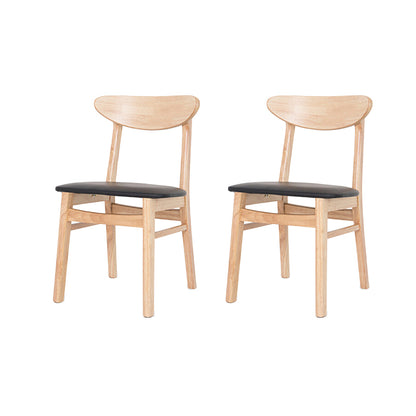 Chopin Solid Wood Dining Chairs (Set of 2) – Made to Order