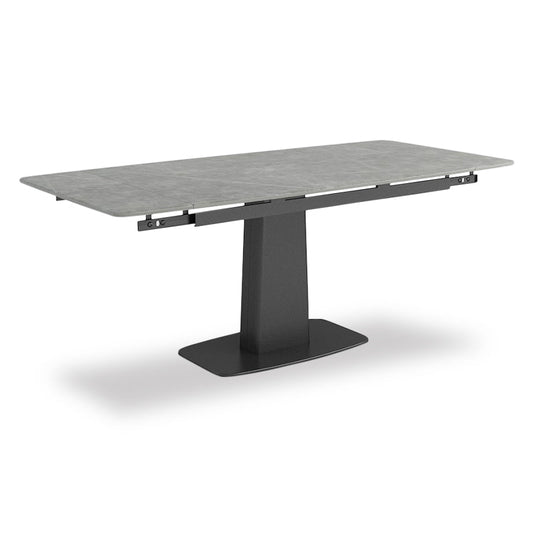 Gibson slate retractable dining table