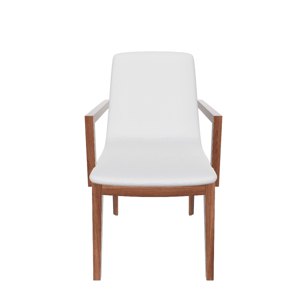 Harmon II solid wood dining chair (set of two)