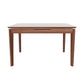 Logan solid wood retractable dining table