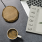 Oakywood Geometric Solid Wood Wireless Charger 